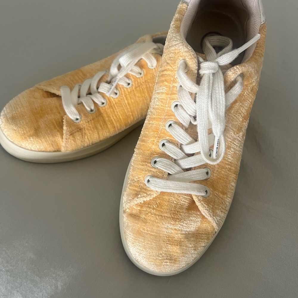 Tory Burch Yellow Sneakers